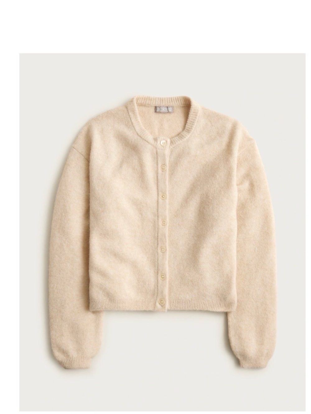 J Crew Supersoft Bubble hem cardigan - Picture 1 of 3